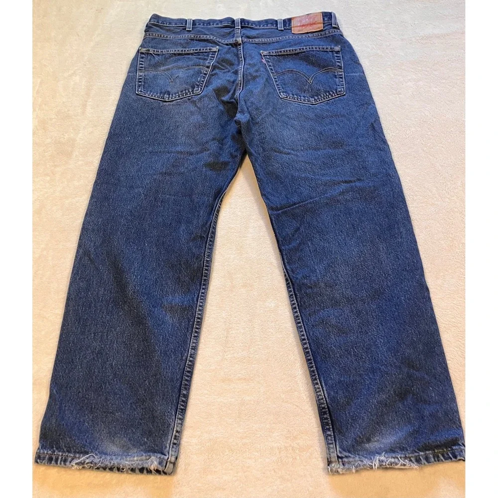 Levi's 550 Relaxed Fit Jeans Mens 40x30 Blue Medium Wash Denim Canada Made